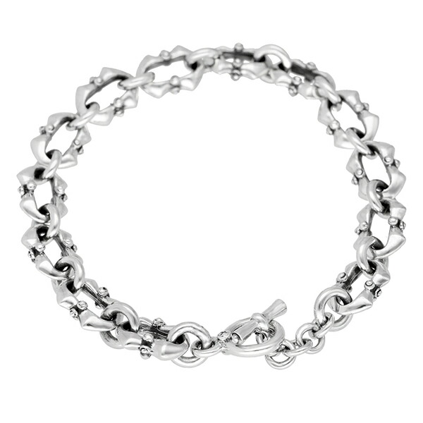 シルバーブレスレット 約20cm 14mm2面カット喜平ブレスレット[品番：CTRA0003483]｜シルバー