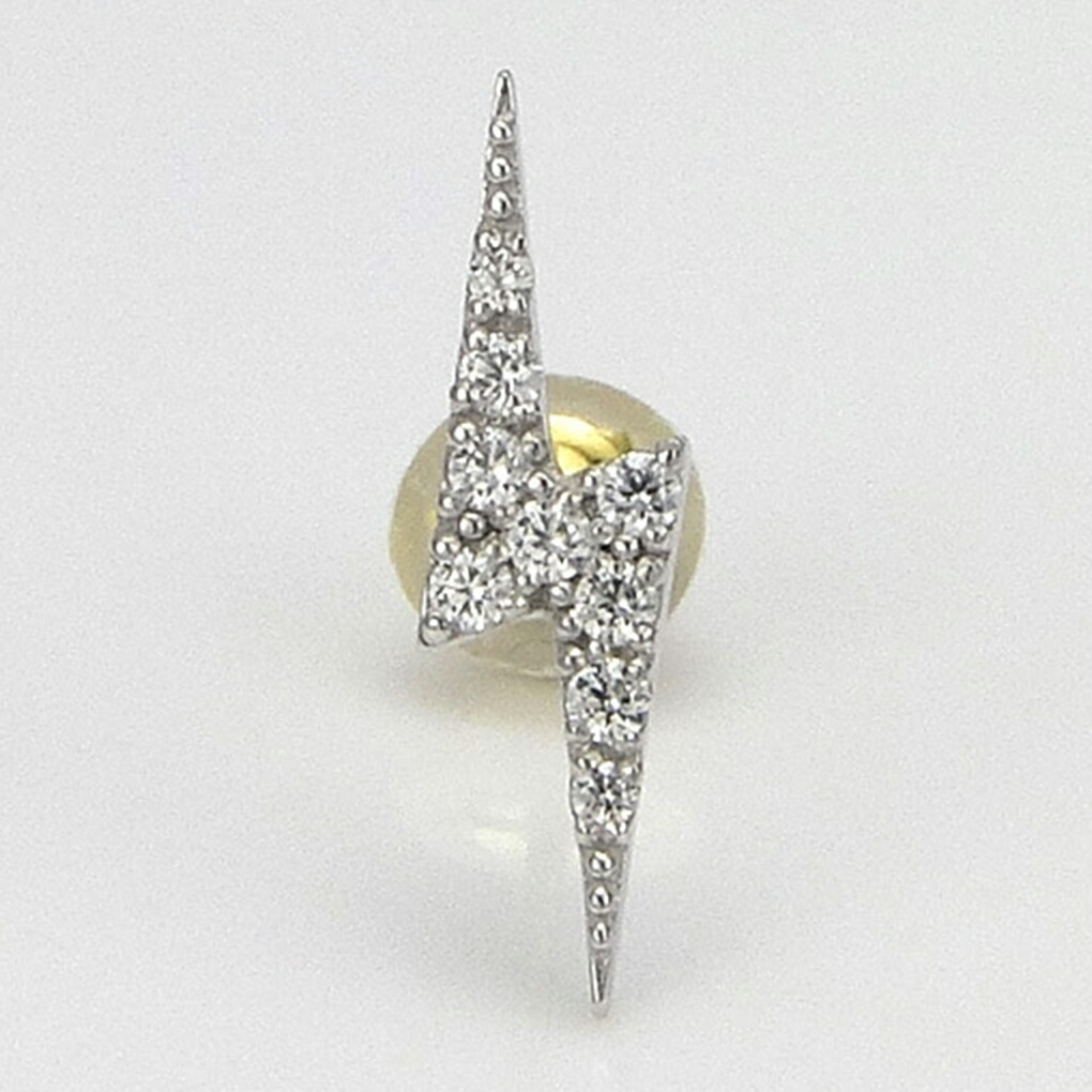Velvet Lounge ライトニング スタッド ピアス 1P 片耳用 シルバー 925