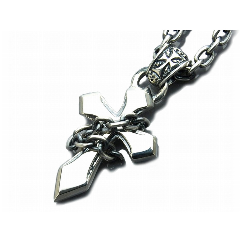 DEAL DESIGN ディールデザイン ネックレス スカル クロス 925