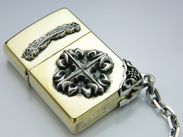 DEAL DESIGN ディールデザイン カスタムZIPPO グランドリリークロス