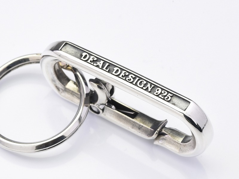 DEAL DESIGN カラビナSV925キーホルダー DEAL DESIGN ディールデザイン ロールピンカラビナ キーホルダー