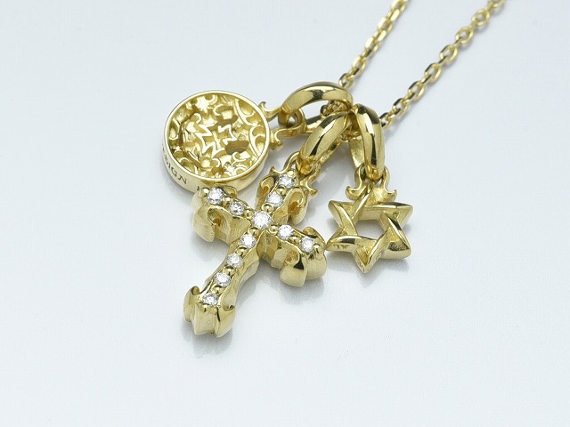 DEAL DESIGN ディールデザイン シックススターチャーム K18 18K
