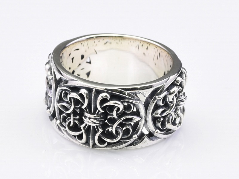 シルバー925リング・オーバルスター・23号 □クロムハーツ□クラシック