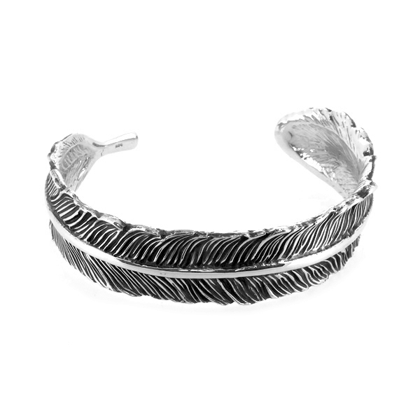 フェザー バングル 羽根 ネイティブ ブレスレット バングル 腕輪