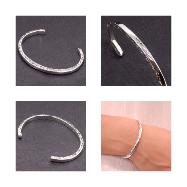 ネイティブ バングル スタンプワーク ブレスレット バングル 腕輪