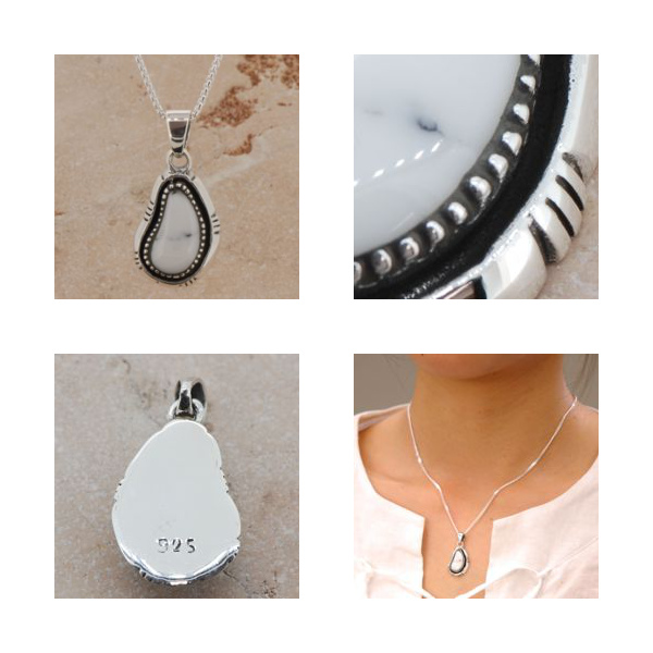 ハウライト ペンダントトップ(チェーンなし) ネイティブ 天然石