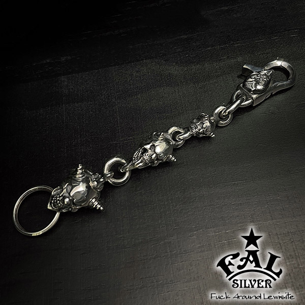 F.A.L トリプルス ウィルキー チェーン メンズ キーリング 鍵