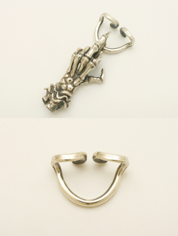 F.A.L ニードルテールフロントアーチレザーチョーカー レザー