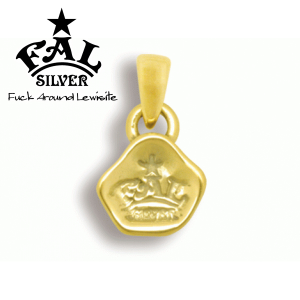 F.A.L K18 18KゴールドF.A.Lロゴペンダント ペンダントトップ(チェーン