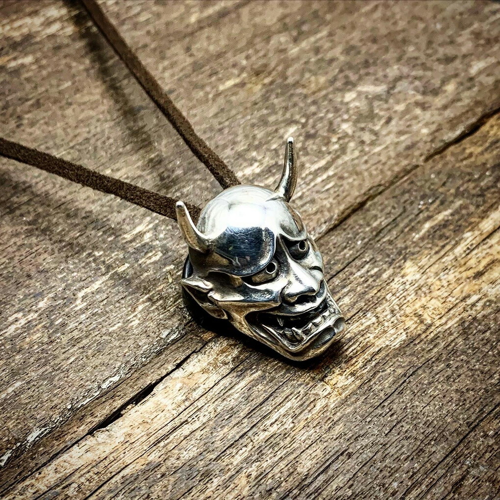 聖 HIJIRI 般若面のペンダント Noh mask “Han-nya” pendant ネックレス