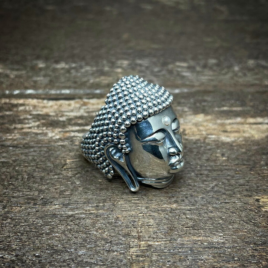 聖 HIJIRI 祈りの仏頭 リング Pray Buddha head ring 指輪 15～35号