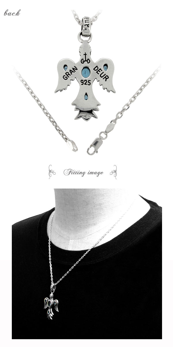 GRAN DEUR ブルーファルコン シルバー ネックレス シルバー