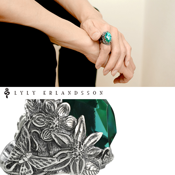 LYLY ERLANDSSON the WINTER Shell Plate emerald green 7号～25号