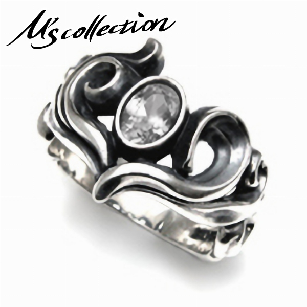 M's collection エムズコレクション シルバー925 ストーン リング