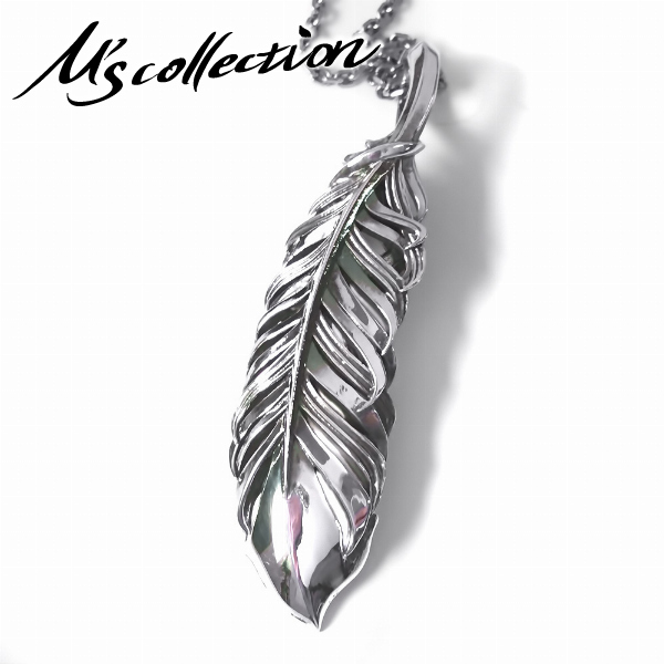M's collection エムズコレクション シルバー925 ラージフェザー