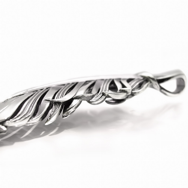 M's collection エムズコレクション シルバー925 ラージフェザー