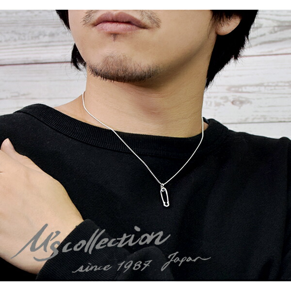ヴィンテージ 安全ピン チェーン ネックレス M's collection エムズコレクション セーフティピン ネックレス