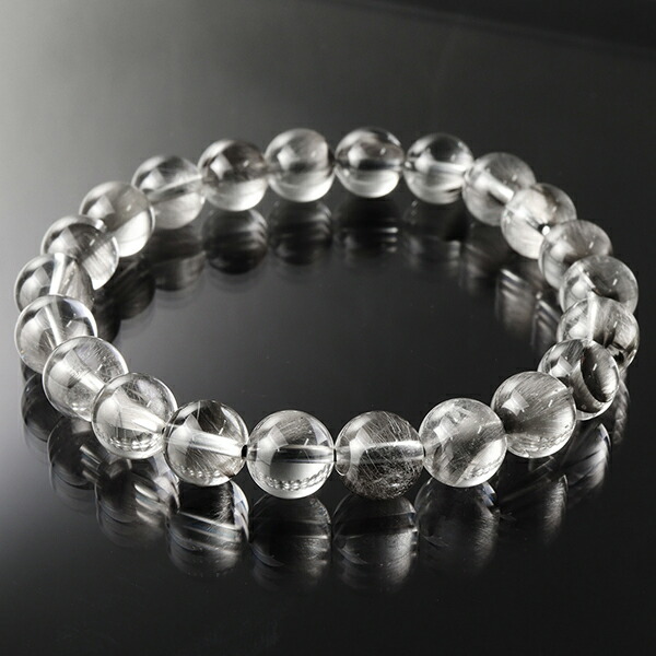 プラチナルチル 8A グレード ブレスレット 8.5mm 17.5cm メンズM