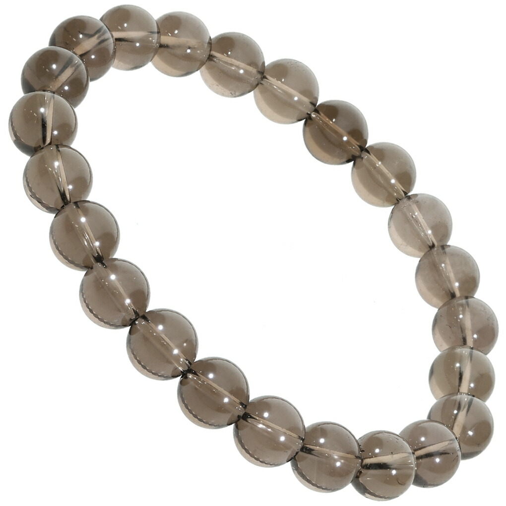 スモーキークォーツ ブレスレット 8mm 16～20cm S～LL サイズ