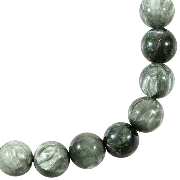 セラフィナイト ブレスレット 8mm 17～19cm M～LL サイズ 天然石