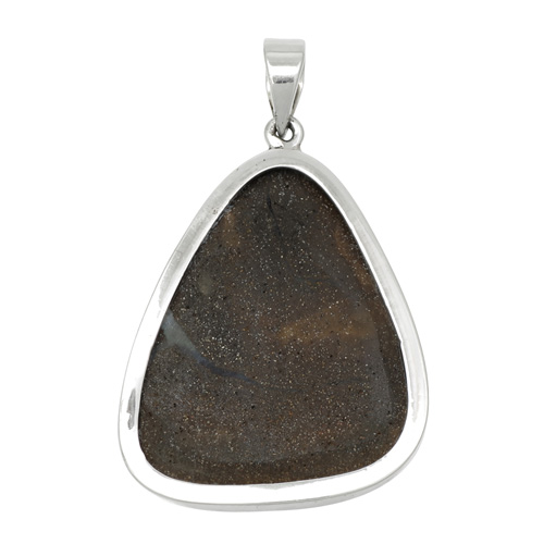 ボルダーオパール シルバーペンダントトップ ペンダントヘッド 送料