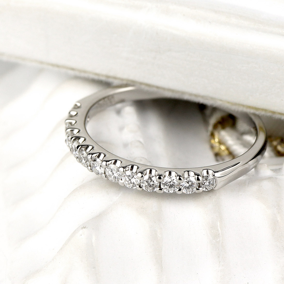 プラチナ900 ダイヤモンドリング Pt900 ストレート リング ダイヤモンド 1号～15号 指輪 プラチナ 天然