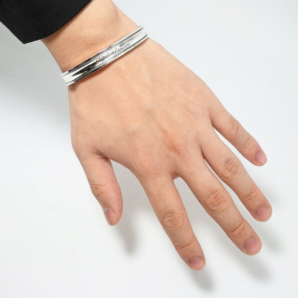 PUERTA DEL SOL チェス Pedestal バングル シルバー950 ユニセックス