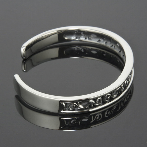 PUERTA DEL SOL Scroll Bangle スクロール 唐草模様 バングル シルバー