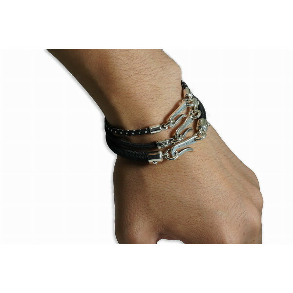 PUERTA DEL SOL トランプスート クローバー コード ブレスレット