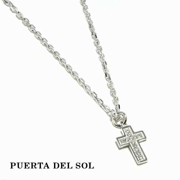 PUERTA DEL SOL CROSS ネックレス(チェーン付き) シルバー950 ユニ