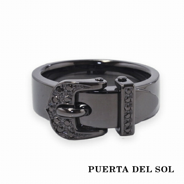 PUERTA DEL SOL ベルト バックル リング(7号～23号) ブラック