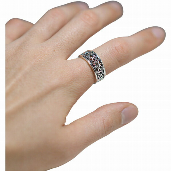 スワール模様のシルバーリング Silver Ring -Comfort 007- シルバー リング – yuzen-official