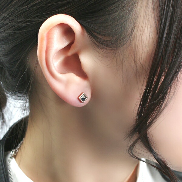 PLUG IN ステンレス スタッズ ペアピアス 1P 片耳用 ペア