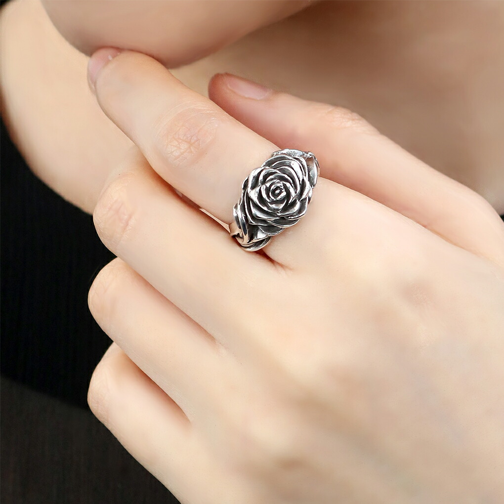 Revellia Dearest Rose II リング 指輪 5～16号 シルバー 薔薇 バラ