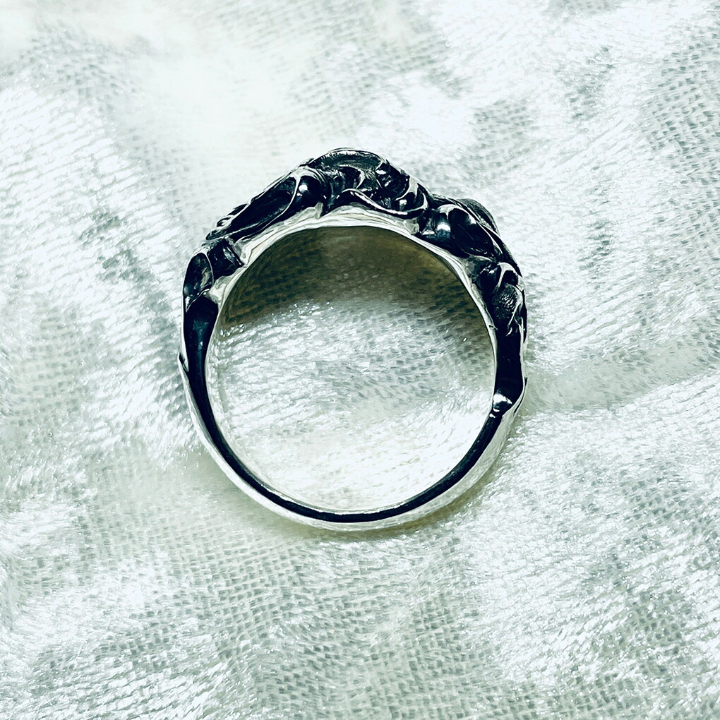 Revellia Flamme リング 指輪 6～17号 シルバー 925 炎 火 曲線 模様