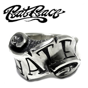 RAT RACE ラットレース メッセージオンリボンリング キス シルバーリング 7〜30号 メッセージ リング リボン シルバー925 指輪 銀 指輪