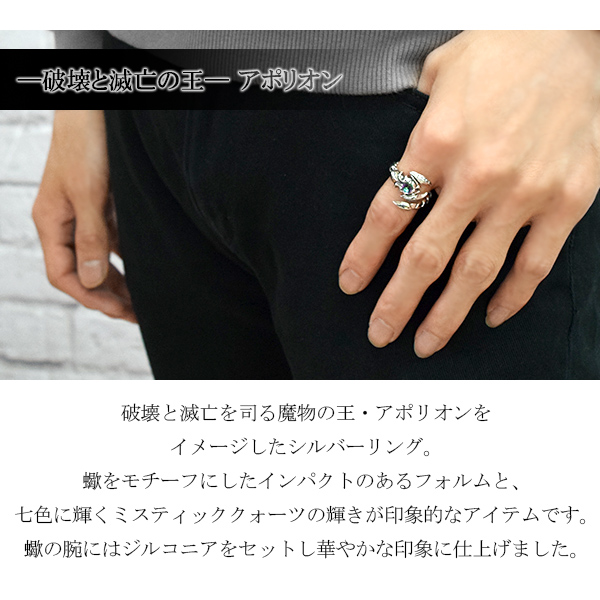 【BIZARREビザール】アポリオンシルバーリング/シルバー925 シルバーリング メンズ シルバー 指輪 ブランド