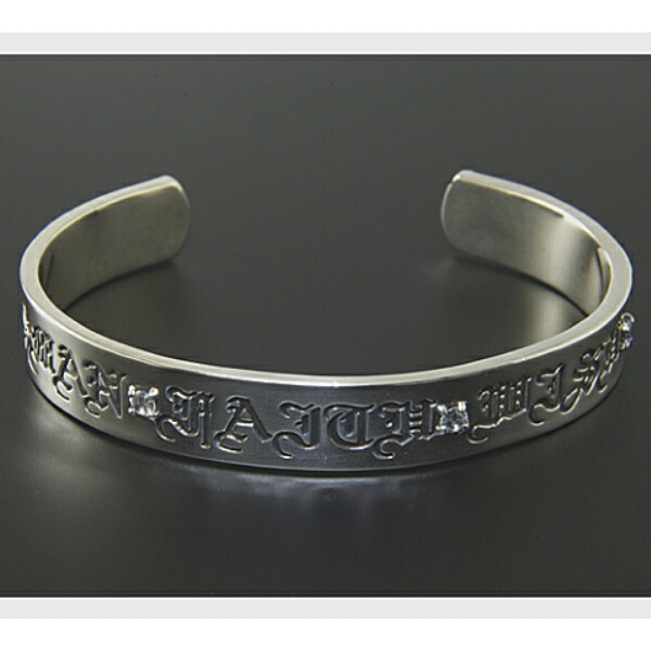 SAINTS セインツ コンセプトロゴバングル(メンズサイズ) シルバー925