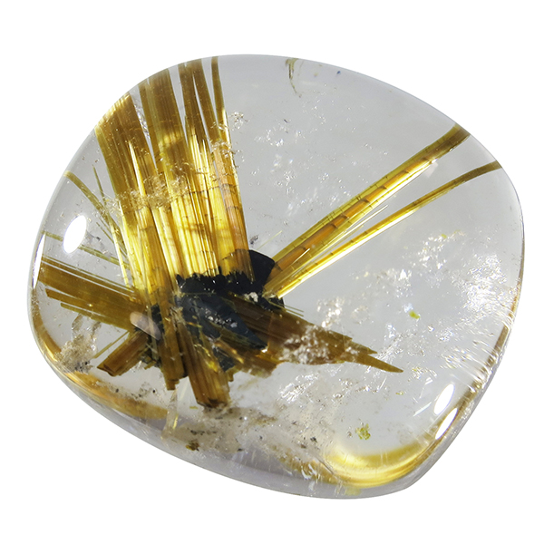 金針ルチルクォーツ 磨き原石 5.3g 天然石 パワーストーン ルチル  