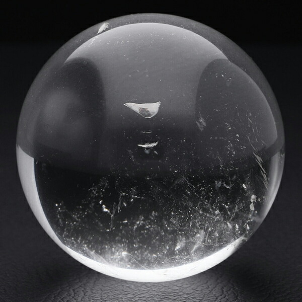 天然 水晶 丸玉 約40mm 穴なし 天然石 パワーストーン 置き玉