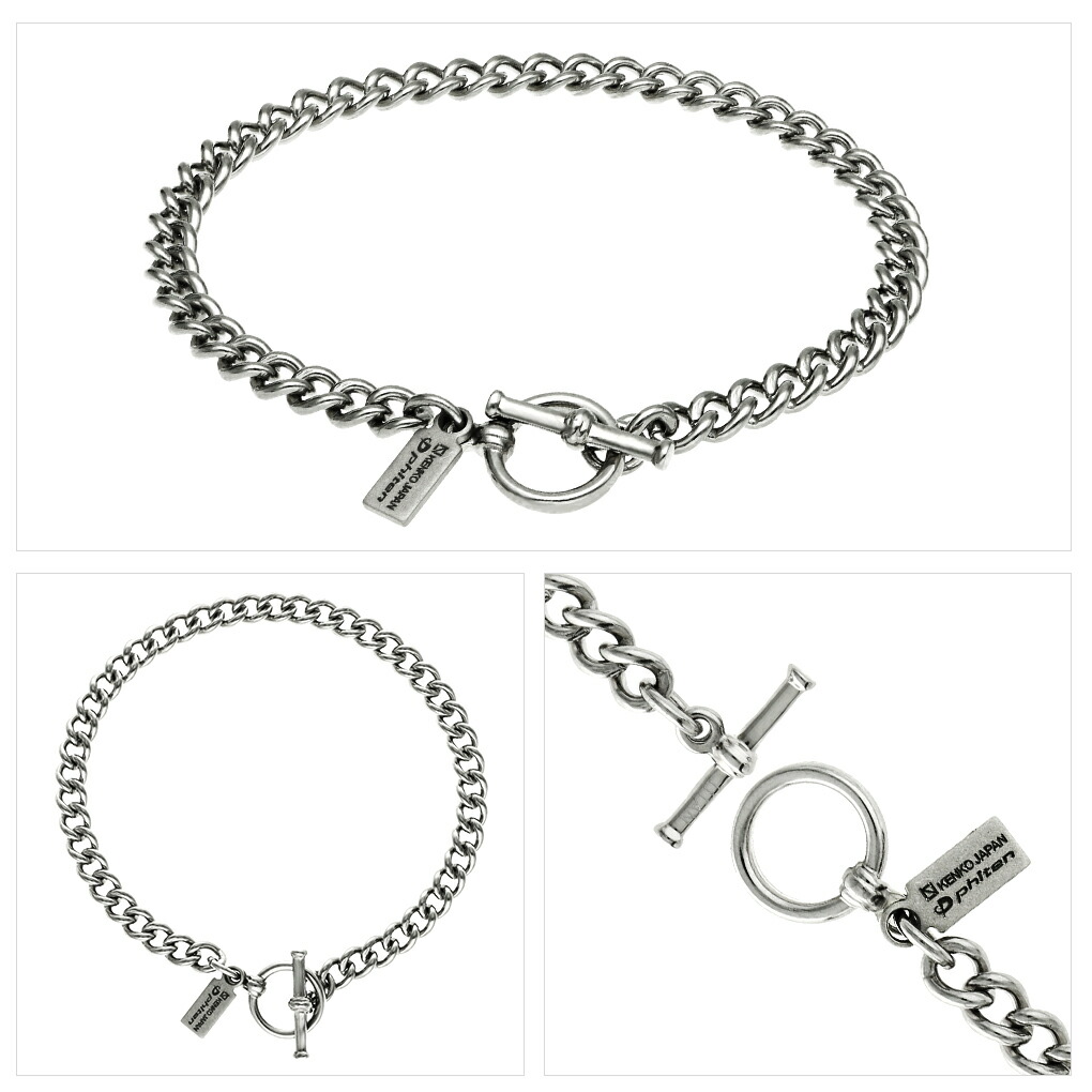 ファイテン 限定品 チタン ブレスレット 幅4.4mm 17~21cm マンテル T