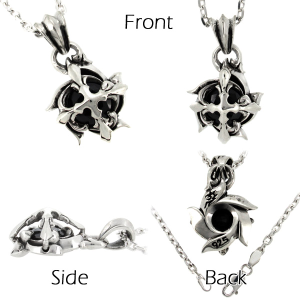 ハリケーンクロス シルバー ペンダントトップ チェーンなし ヘッド