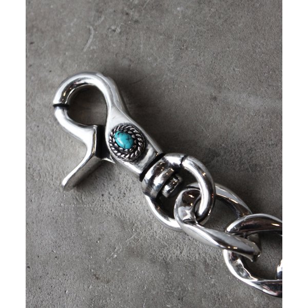 VIVIFY ビビファイ ウォレットチェーン キーチェーン シルバー ターコイズ VIVIFY ビビファイ ウォレットチェーン キーチェーン シルバー