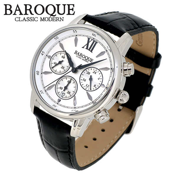 BAROQUE 腕時計 ブランド ウォッチ CLASSICO 38 BA1009S-01B クラシコ38/クロノグラフ