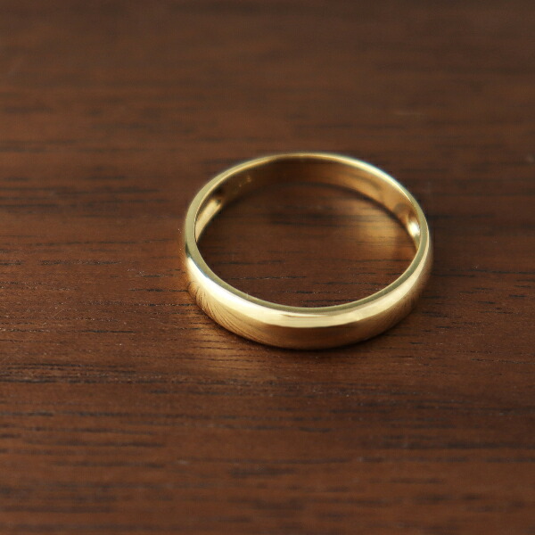 輝きが美しい！ 18金 K18 YG イエローゴールド シンプル 甲丸 リング x-flc-15-8872_0.jpg