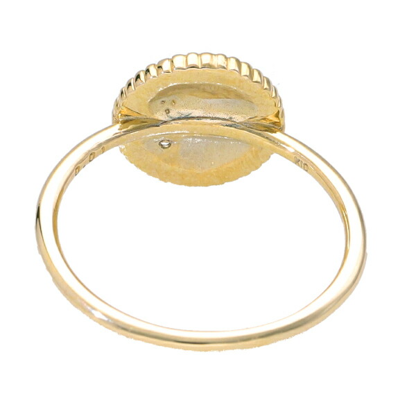 K10 ゴールド サークルリング 【& ei8ht】 K10 ゴールド